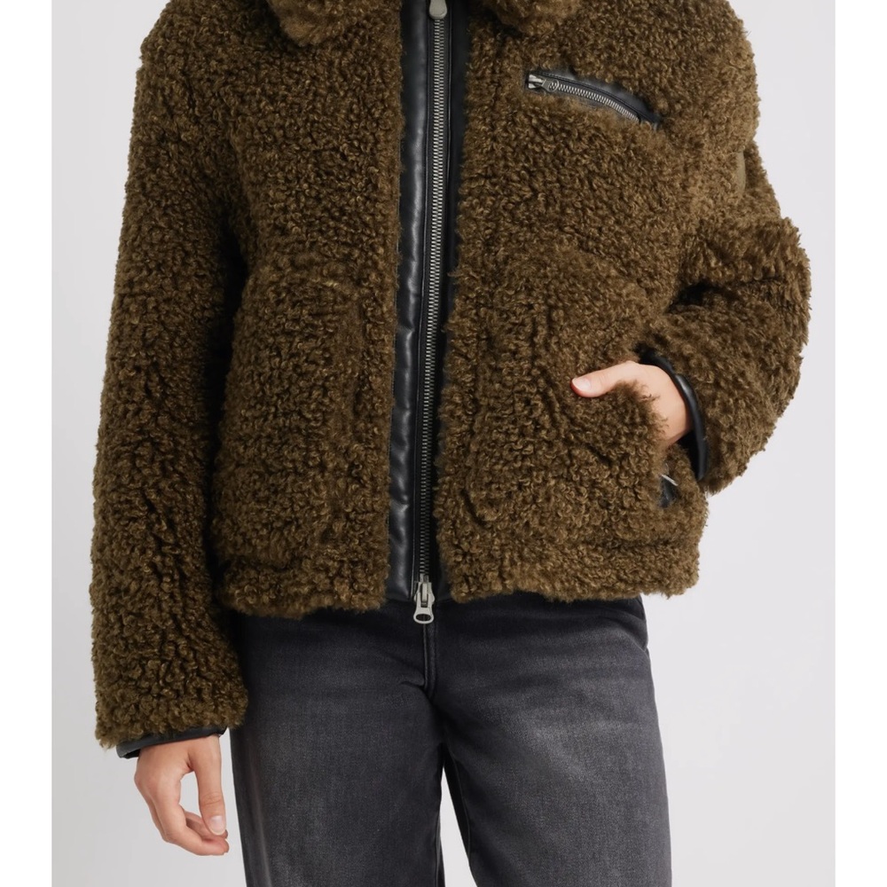Save the Dick faux Shearling Jacket